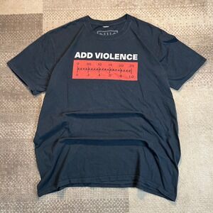 Nine Inch Nails Add Violence Mens XL Black Graphic T-Shirt NIN Band Tee